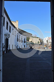 Napoli - Uscita della Chiesa delle Donne a San Martino