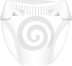 Nappy or diaper illustration