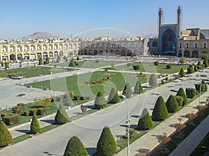 Naqsh-e Jahan Square Imam Square - one of UNESCO World Heritage Sites in Isfahan Esfahan, Iran