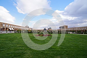 Naqsh-e Jahan Square in Isfahan, Iran