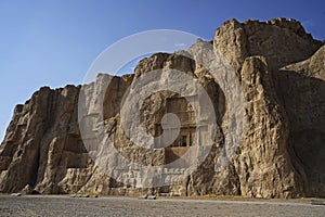 Naqsh-e Rustam Persian ancient necropolis northwest of Persepolis in Fars Province Iran ancient Iranian rock relief