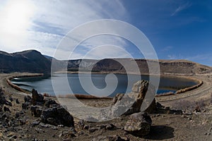 Nar lake in Cappadocia