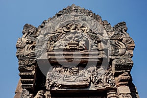 Narai Bantomsin lintel of Prasat Phanom Rung It is the most famous antiquities of Thailand