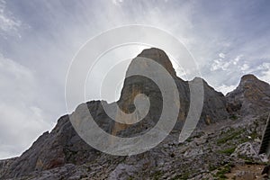 Naranjo de Bulnes mountain in Asturias Spain