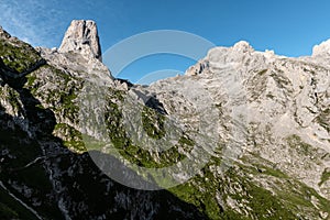 Naranjo de Bulnes in Picos de Europa National Park, Asturias in Spain photo