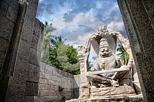 Narasimha statue in Hampi