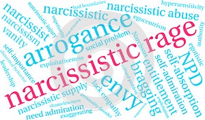 Narcissistic Rage Word Cloud