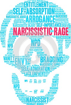 Narcissistic Rage Word Cloud