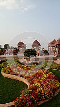 Narimonpoint of Mumbai .after sunset time sky shadwo in water