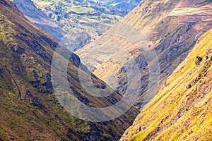 Nariz Del Diablo Through The Andes Mountains photo