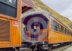 Nariz del Diablo Train Trip Alausi Ecuador photo