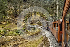 Nariz del Diablo Train Trip Alausi Ecuador photo