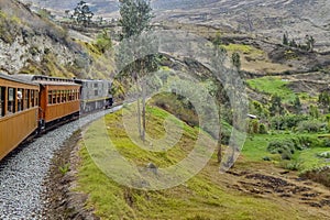 Nariz del Diablo Train Trip Alausi Ecuador photo