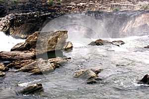 Narmada river waterfall, jabalpur india