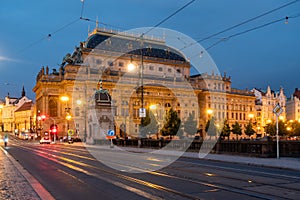 Narodni Dicadlo National Theater at Night