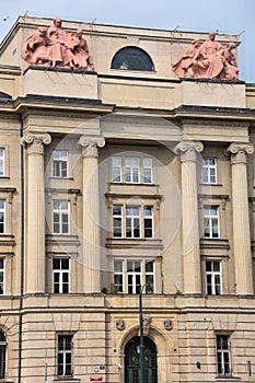 Narodowy Bank Polski NBP Building in Krakow, Poland photo