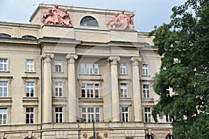 Narodowy Bank Polski NBP Building in Krakow, Poland photo