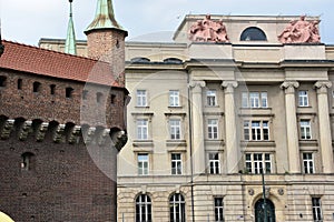 Narodowy Bank Polski NBP Building in Krakow, Poland photo