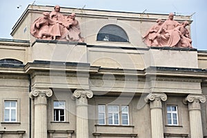 Narodowy Bank Polski NBP Building in Krakow, Poland photo