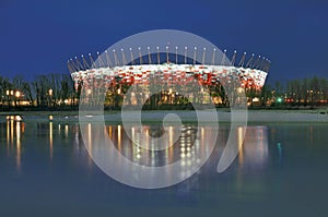 Narodowy stadium in Warsaw photo