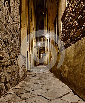 Narrow alley in Florence