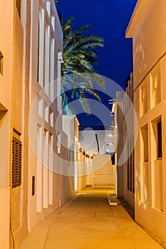 Narrow alley in Muharraq