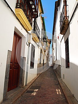 Narrow alley in Spain