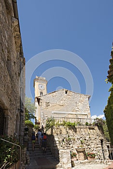 Narrow alley in ÃËze Village, France