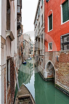 Narrow Canal Venice