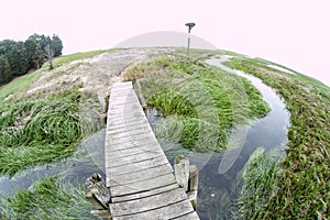 Narrow Channel Through Marsh