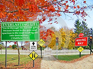 Narrow Gate and Road to Everlasting Life