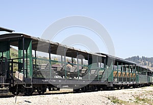 Narrow gauge flat wagons