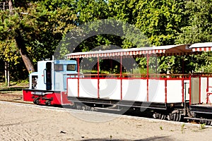 narrow gauge railway, St-Troyan-Les-Bains, Poitou-Charentes, Fra