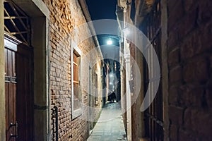 Narrow illuminated istreet