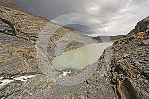 Narrow Inlet on a Glacial Nunatak