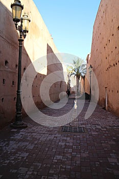 Narrow Lane in Marrakesh