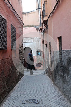 Narrow Lane in Marrakesh
