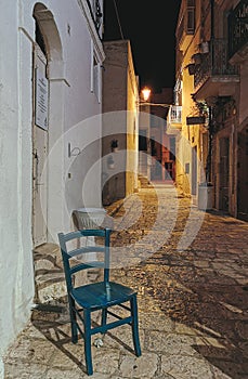 A narrow lane in Polignano a Mare photo