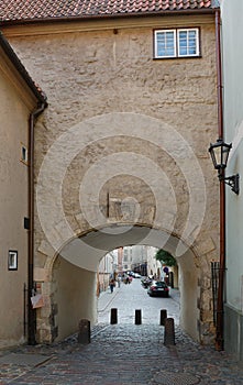 Narrow old street in Riga