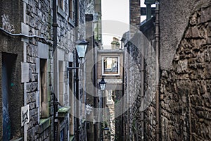 Narrow passage in Edinburgh