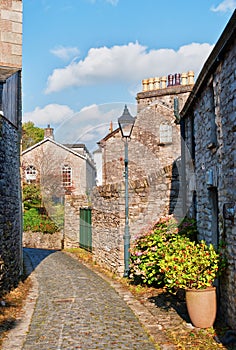 Narrow Paved Street Kendal, Cumbria