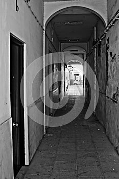 Narrow pedestrian street in Paradas 2