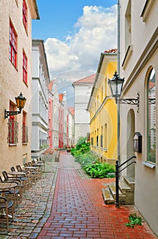 Narrow Riga street