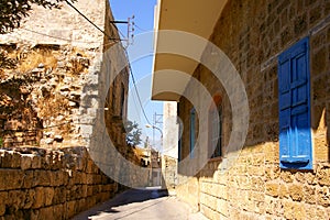 Narrow road in old Batroun