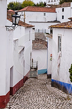 Narrow small street of the old town