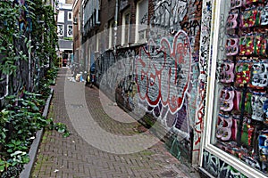 A narrow street in Amsterdam 26