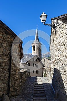 Rustic village of Esterri Aneu, Lleida, Catalonia, Spain photo