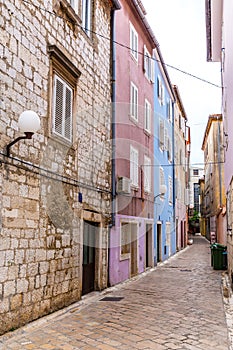 Narrow Street And Colorful Buildings-Zadar,Croatia