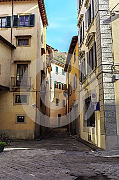 Narrow street in Florence