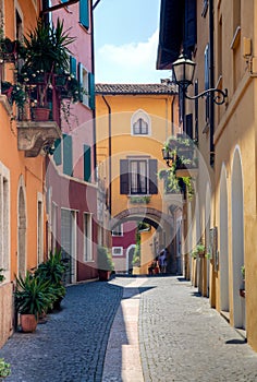 Narrow street in Gardone